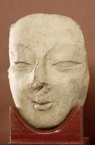 Boeddha-hoofd, Khotan, 4e-5e eeuw
