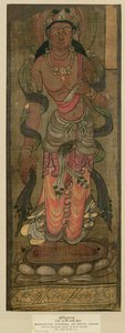 Bodhisattva Manjusri, Tunhuang, 7e-8e eeuw