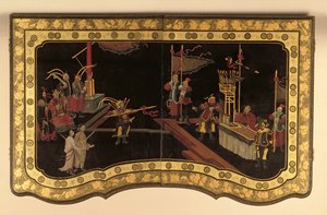 Chinese Export Kaptafel Top