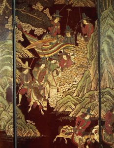 Coromandel scherm, ca. 1700