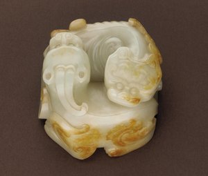 Dubbele chimera, 17e-18e eeuw door Chinese School