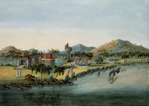 Tuin scène, ca. 1820-40