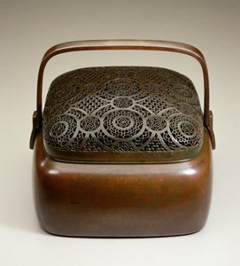 Handwarmer, gemaakt door Tsui-li Wang Feng-chiang in Chia-hsing, Chekiang, Ming dynastie