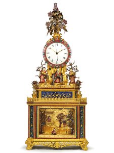 Keizerlijke slag-, muziek- en automaatklok "Daoïstische Onsterfelijke", Guangzhou werkplaatsen, Qianlong periode, 1736-95