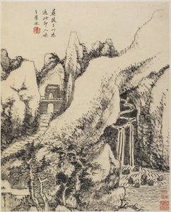 Landschap door Chinese School