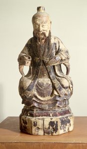 Lao-Tzu met de kroon van een Meester door Chinese School