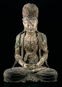 Grote zittende bodhisattva in meditatie, Jin-dynastie (1115-1234)