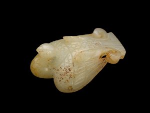 Ornament in de vorm van een vogel, 600-700