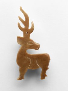 Hanger in de vorm van een hert, ca. 1050-950 v.Chr.