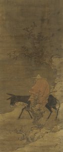 Rijden door Sneeuw op Zoek naar Pruimenbloesems, Ming of Qing dynastie, 15e-18e eeuw