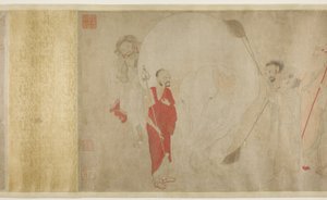 Het Wassen van de Witte Olifant, Ming-dynastie door Chinese School