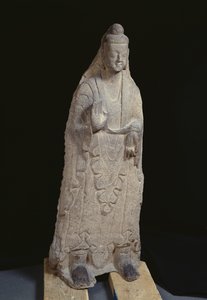 Beeld van de Boeddha Sakyamuni, Noordelijke Wei-dynastie, c.386-534