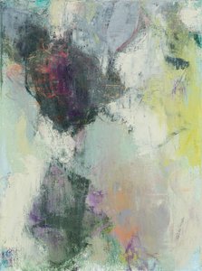 Abstracte compositie, 2020,Heide-serie, olieverf op doek door Ching Fun Tso