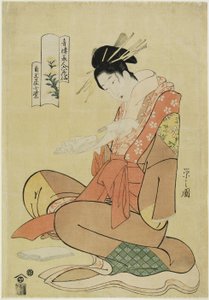 Komurasaki van het Kadotamaya Huis, 1794-1795