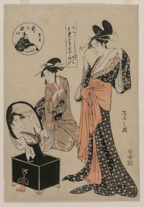 Kuronushi uit de serie De Nieuwe Zes Onsterfelijke Dichters door Chobunsai Eishi