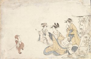 Zonder titel door Chobunsai Eishi