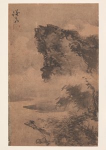 Landschap (albumblad) door Chong Son