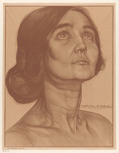 Portret van een vrouw door Chris Lebeau