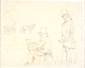 Eckersberg en Marstrand op studiereis