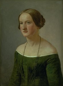 Portret van de neef van de kunstenaar, Petrea Petersen door Christen Købke