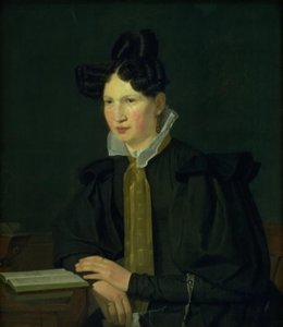 Portret van de schoonzus van de kunstenaar, Susanne Købke, geboren Ryder