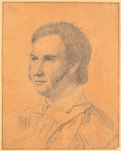 Portret van Jacob Georg Købke (raad van justitie, districtsarts in Nykøbing F.) door Christen Købke