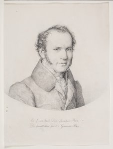 Portret van Niels Schyth door Christen Købke