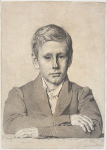 Portret van boswachter Henrik Clausen (1825-1904) als kind door Christen Købke