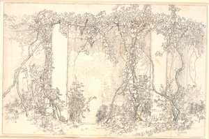 Studie van een pergola op Capri