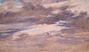 Studie van wolken door Christen Købke