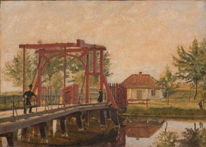De noordelijke ophaalbrug naar de citadel in Kopenhagen