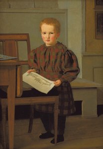 Eckersbergs Zoon, Julius, in het Atelier van zijn Vader in Charlottenborg