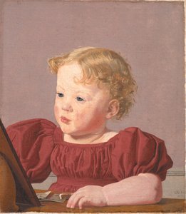 Ida Thiele als kind door Christen Schjellerup Kobke