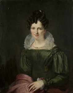 Portret van Maria Christina Nijssen, vrouw van Anthonie van der Hout