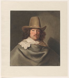 Portret van Abraham Velters (1603-1690) door Christiaan Kramm