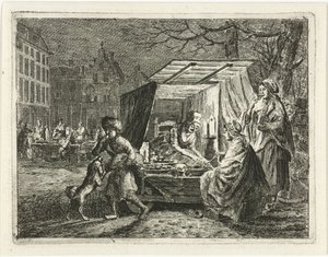 Oliebollenkraam door Christiaan Meijer