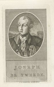 Portret van Jozef II, Duits keizer door Christiaan van Houten