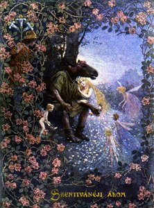 Een Midzomernachtsdroom, ca. 1900 (illustratie) door Christian August Printz