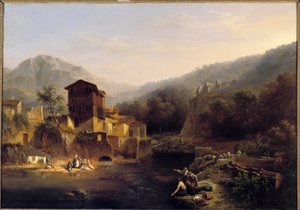 Landschap van bergen