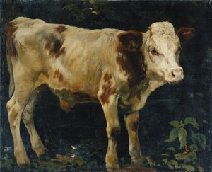Een Stierkalf, 1876