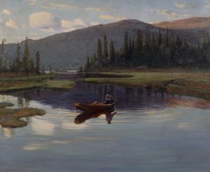 Fra Jupsjoen, of Jupsea, c.1905 door Christian Eriksen Skredsvig