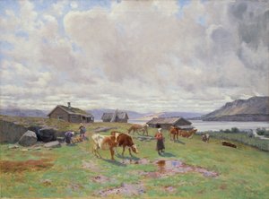 Ochtendsfeer bij Holmvassbu