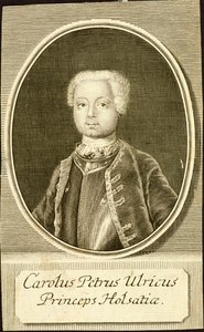 Portret van de hertog Karl Peter Ulrich van Holstein-Gottorp
