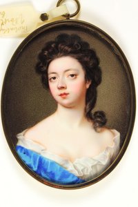 Een dame genaamd Jane Martha Temple, Gravin van Portland door Christian Friedrich Zincke