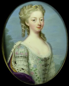 Anna, prinses van Hannover (1709-59), echtgenote van Willem IV, prins van Oranje-Nassau door Christian Friedrich Zincke