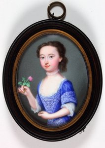 Lady Elizabeth Cavendish Bentinck, later Markiezin van Bath door Christian Friedrich Zincke