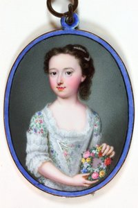 Lady Elizabeth Cavendish Bentinck, later Markiezin van Bath door Christian Friedrich Zincke