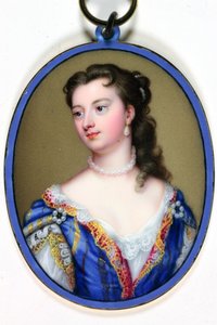 Lady Mary Wortley Montagu door Christian Friedrich Zincke