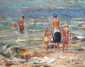 Strandscène, 2006 door Christian Furr