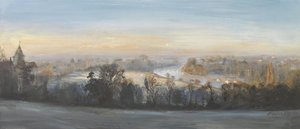 Blauwe Zondag Winterochtend- Richmond Hill, 2013 door Christian Furr